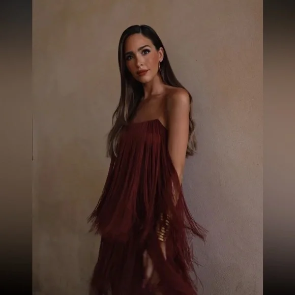 Zara strappy fringed dress 2712/835 286/019 - Picture 8 of 12